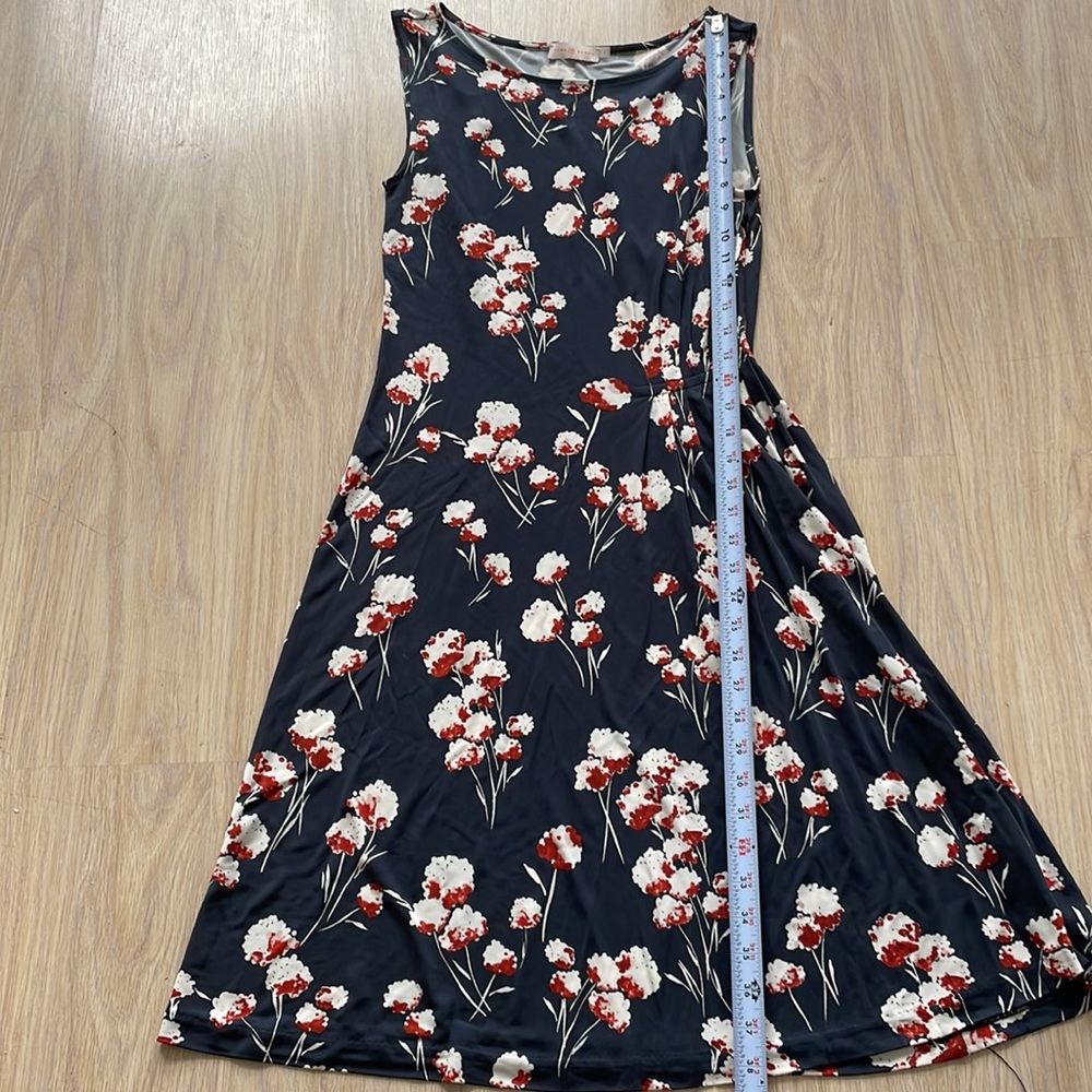 Tory Burch, Size Small, Liana Floral Knit Side Pleat Dress - Picture 9 of 9